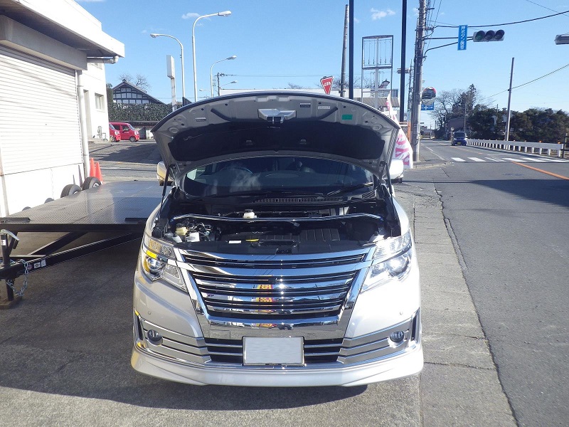 エルグランド(タワーバー付き車)用ボンネットダンパー エルグランド(タワーバー付き車)用ボンネットダンパー