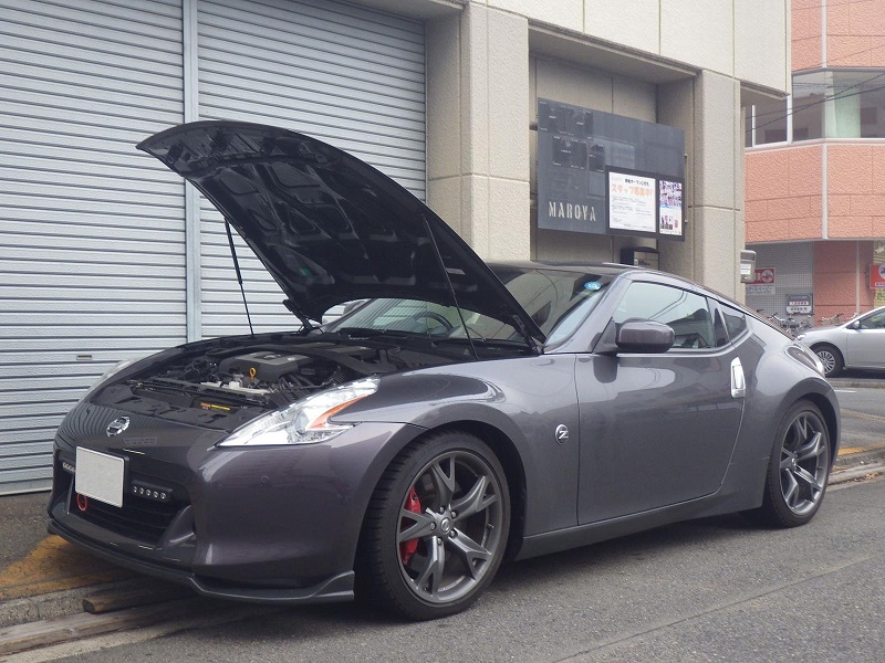 フェアレディZ Z34用ボンネットダンパー